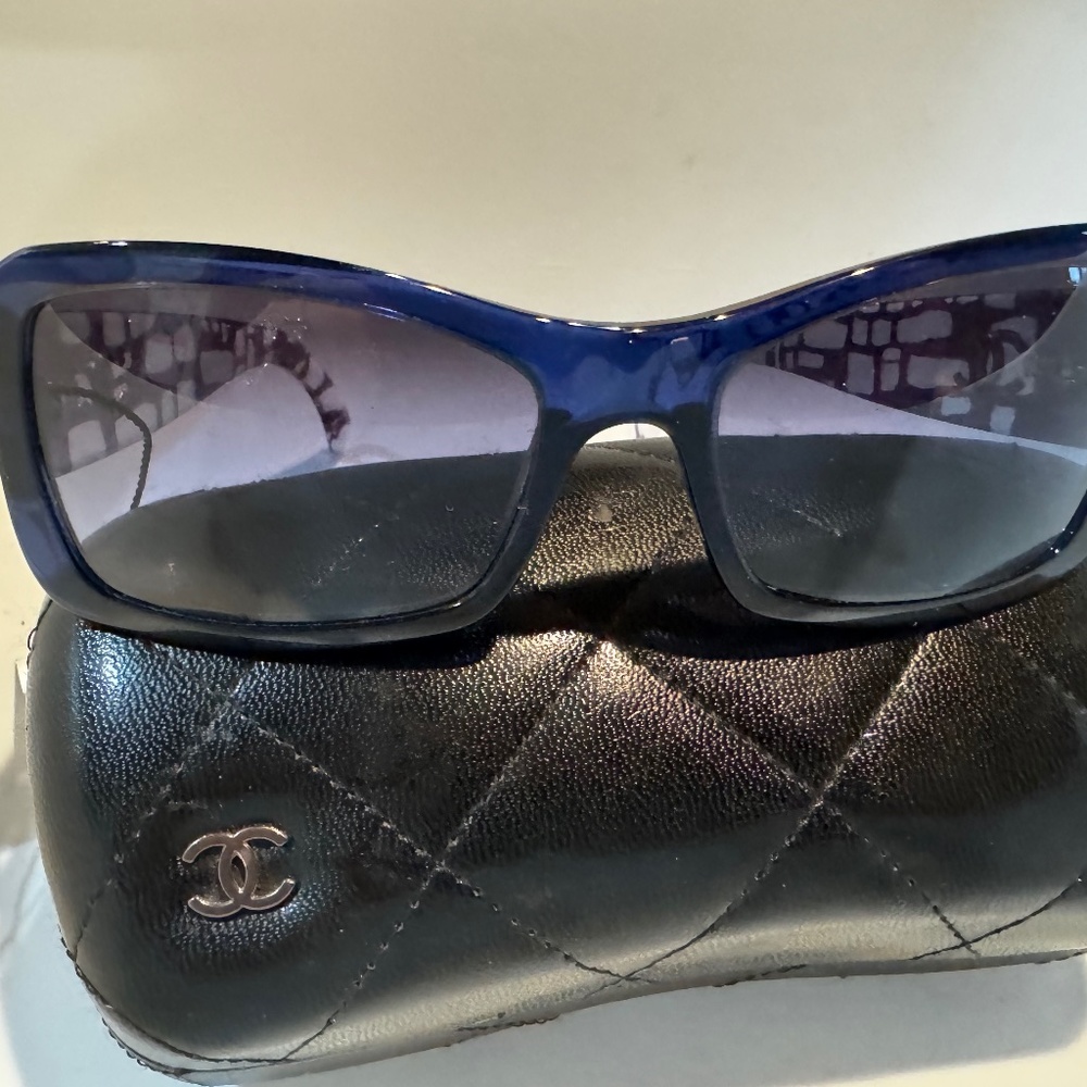 Chanel sunglasses with case